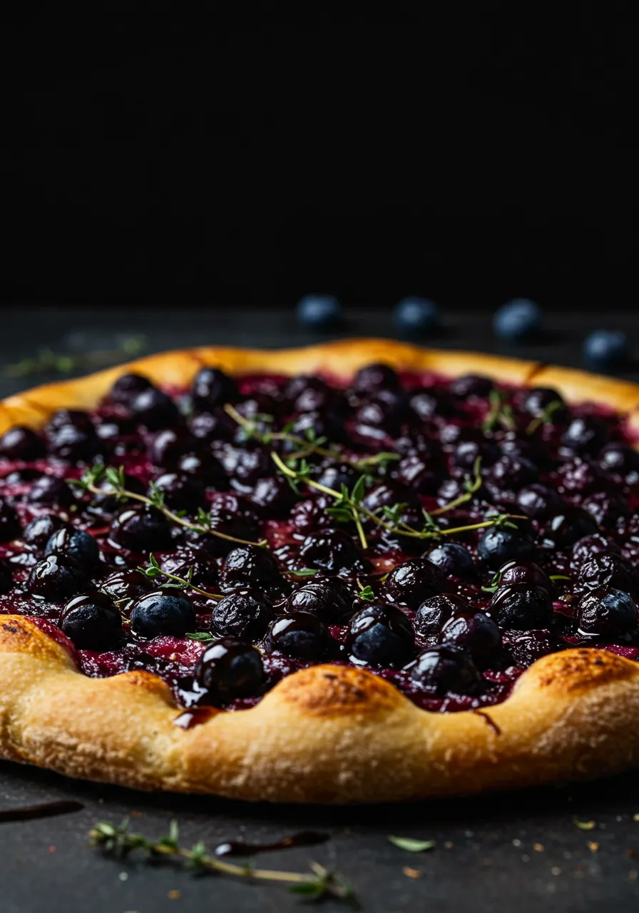 Blueberry Balsamic Pizza